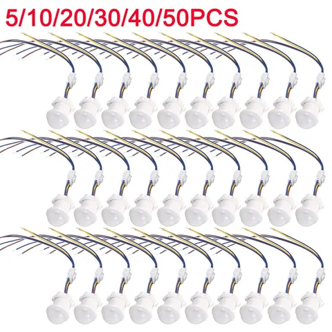 PIR Infrared Motion Sensor Detector Smart Switch Light Lamp Switch Auto 110V220V