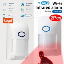 1/2 Pack Smart WiFi intrusion Infrared Detector PIR Motion Sensor Home Security
