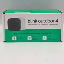 blink Outdoor 4  Wireless smart security cameras, head-to-toe view new