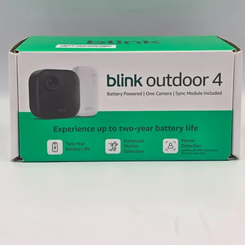blink Outdoor 4  Wireless smart security cameras, head-to-toe view new