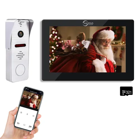 Wireless Video Doorbell Apartment Intercom with 1080P Video Entry Doorphone
