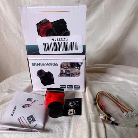 Mini Digital Video Camera RC3384A IP66 Day Night CCTV FPV Red 2.1mm Lens Kit