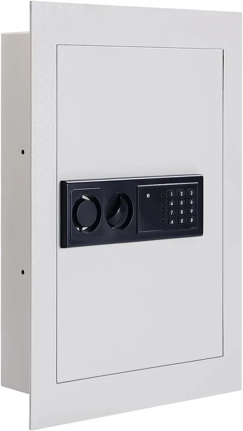 Wall Safe 22” Tall Electronic Wall Mount Safe Between the Studs Hidden Safe