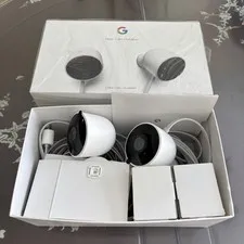 Google Nest Camera NC2400ES Outdoor Security Camera - 2 Pack- Open Box