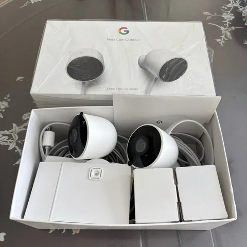 Google Nest Camera NC2400ES Outdoor Security Camera - 2 Pack- Open Box