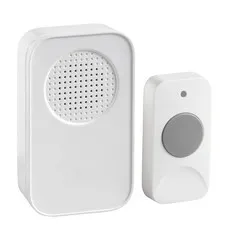 Newhouse Hardware WCMP White Plug-In Wireless Door Chime Kit | 