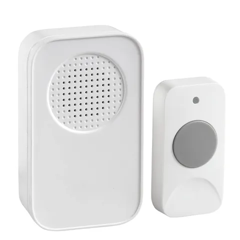 Newhouse Hardware WCMP White Plug-In Wireless Door Chime Kit | 