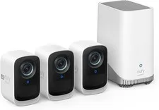 eufyCam S300(eufyCam 3C)3-Cam Kit Security Camera Outdoor Wireless 4K Camera