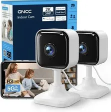 2K Indoor Camera for Home Security with Phone App 5G/2.4G Wifi Pet Cam | Mini Pe