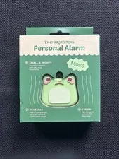 Tiny Protectors Personal Alarm Moss the Frog With USB-C Charger New in Box