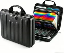 Fireproof Document Organizer with Lock Waterproof Hard-Shell File Organizer 13
