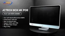Grabador NVR 8 Canales Con Monitor Integrado 