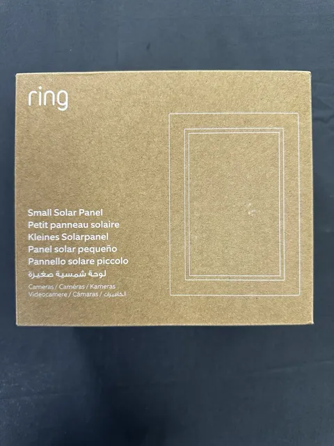 NEW Ring Small Solar Panel USB-C White for Stick Up Cam & Spotlight Cam Sealed