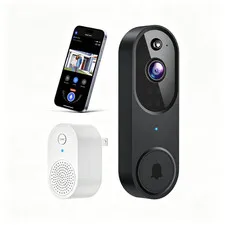 Wireless Wi-Fi Video Doorbell Camera with Ai Motion Detection,2 Way Audio,Night