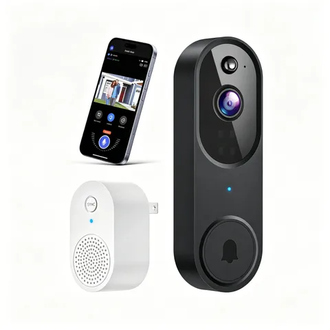 Wireless Wi-Fi Video Doorbell Camera with Ai Motion Detection,2 Way Audio,Night