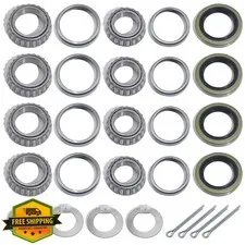GREPSPUD L68149 L44649 Trailer Axle Bearing Kit 4 Set