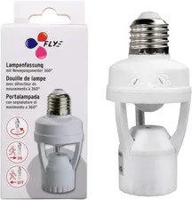 Motion Sensor Light Socket,Pir Motion Detector Screw Bulb Adapter,Auto E26/E27