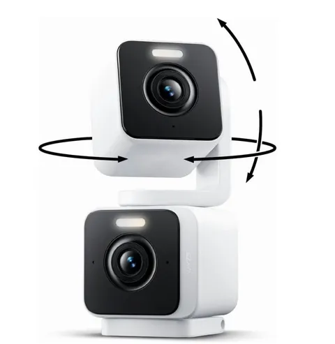 Wyze Duo Cam Pan Indoor/Outdoor Smart Security Camera 2K IP65 360° Pan