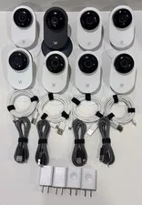 8 YI Home Cameras 2k Pro & 1080p Wireless IP Security Surveillance System