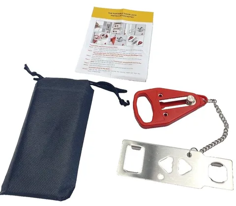 Security Door Quick Lock Travel Portable Security Great For Hotels Ect Brand New