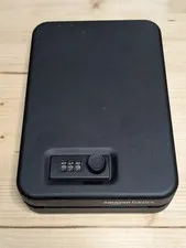 Amazon Basics Portable Security/ DOJ apprv Handgun Case Lock Box Combo Lock