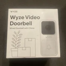 Wyze WVDB1WC1 Video Doorbell Camera White Wired Doorbell With Chime 1080p