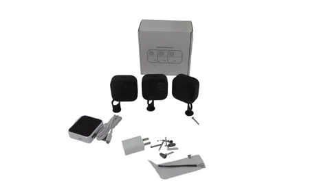 Lot of 3 Blink Outdoor (4th Gen) Wi-Fi Battery HD BCM00500U & Sync Module 2
