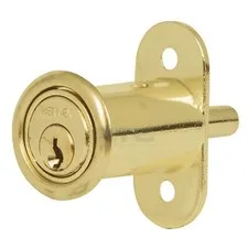 Hermex CM-20L Furniture lock, model 20, brass