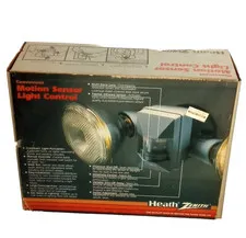 Motion Sensor Light Control Heath Zenith Light Fixture With Infrared Sensors NOS