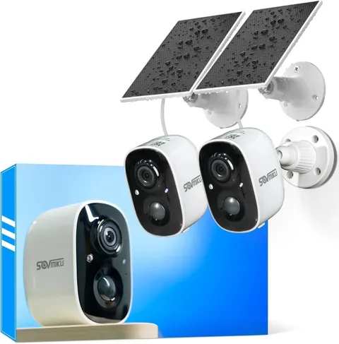 Vicohome 2CG6 Best 2K Solar Security Camera Wireless Outdoor System, No NVR N...