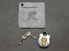 British Army - Military - MOD - Squire 220 Steel 4 Lever Padlock - Made in UK