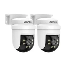 2Packs 5MP TVI CCTV Home Surveillance PT , 350°pan and 90°tilt