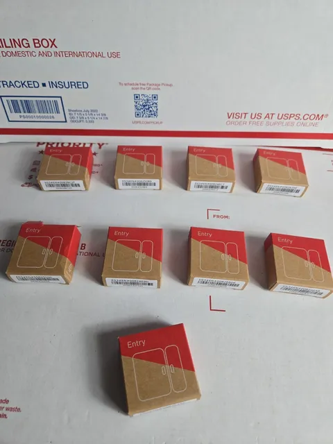 Lot of 9 SimpliSafe Entry Sensors ES3 Wireless Door Window Contact Sensors New