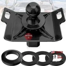 1.5” Lift 2-5/16" Gooseneck Ball Hitch (Reinforced Base/Ribs), 1.5 Inch Lift