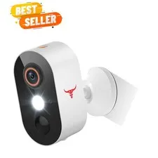 Battery-Powered 1080p Wireless Security Camera with Night Vision & Two-Way Talk