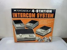 Vintage Archer 4 Station Intercom System Radio Shack Cat No 43-216 Exc. Cond.