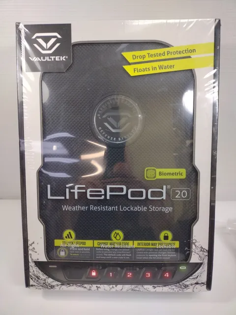 VAULTEK LifePod 20 Full-Size Biometric Lockable Weatherproof Case FLOATS