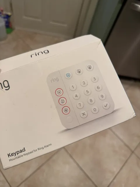 Ring Keypad (2nd Generation) for Ring Alarm System New Open Box