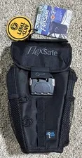 AquaVault FlexSafe Anti-Theft Portable Travel Safe Combination Lock - Black