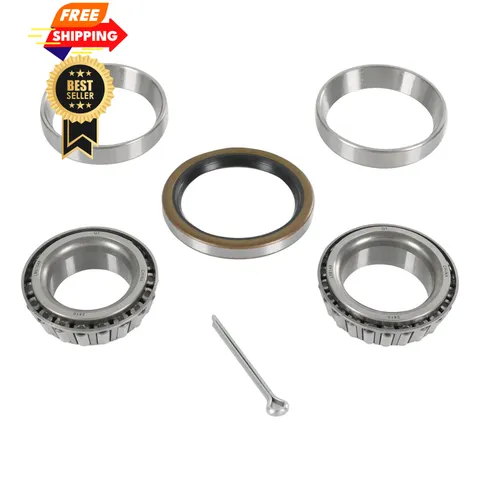1 Set Mobile Home Trailer Axle Wheel Bearing Kit, LM67048/LM67010 Outer...