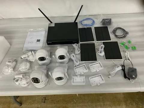 Annke 4MP Wireless PT Security IP Camera System Wifi Solar Battery TwoWay Audio