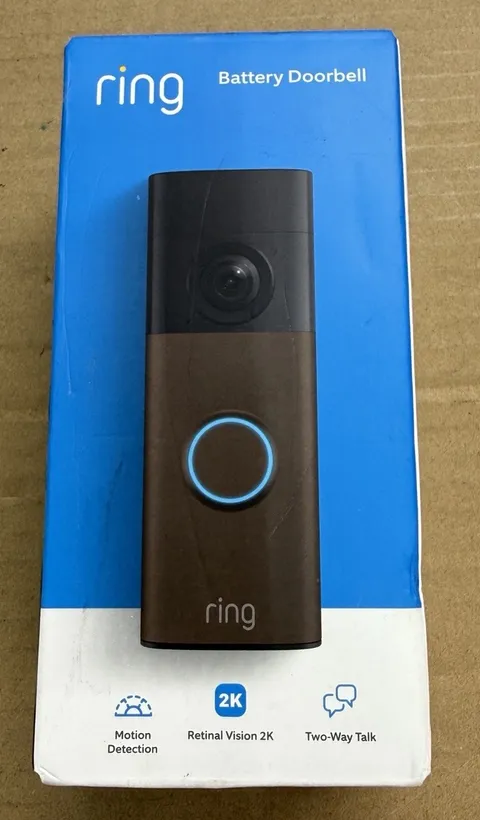 Ring Battery Doorbell 2K Wireless Video Doorbell - Sealed