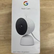 Google Nest Security Indoor Wired Camera 2nd Generation Night Vision w/ Alerts