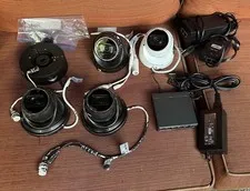 Amcrest 4-Camera PoE security camera kit (2x 4K, 2x 5MP) + Switch & Extras