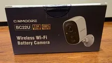 Cinmoore BC22U Wireless Wi-Fi Battery Camera 2.5K Ultra HD IP/Network White NEW