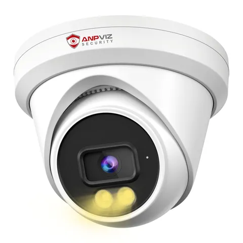 5MP PoE IP , Smart Color Night Vision 100ft, Human & Vehicle Detection,Built-...