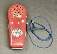 Apex Crown Horn Personal Alarm Noise Buzzer Coffin Shape Antique Japan Gadget