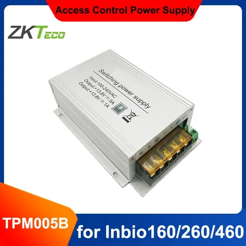ZKTeco TPM005B 12V5A Inbio160/260/460 Door Lock Access Control Power Supply Unit