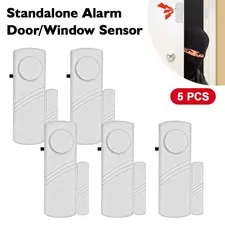 5PCS Wireless Home Window Door Burglar Security Alarm System Magnetic Sensor