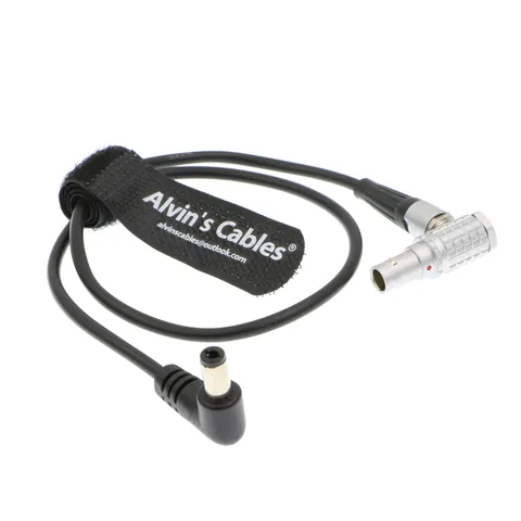 DC Right Angle To 2 Pin Male Cable For Teradek ZCAM E2 Series Tilta Plate